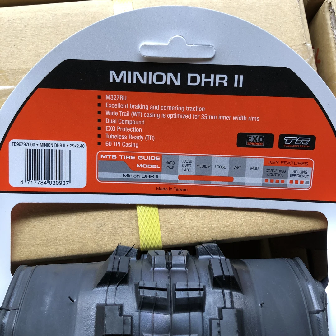MAXXIS MINION DHR Ⅱ(M327RU) бескамерные горные велосипеды 27 5x2 3 4 6 29x2 шина горного велосипеда