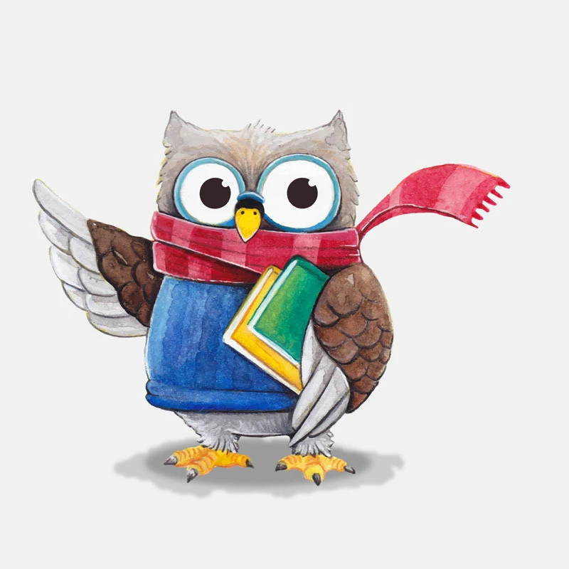 DAWASARU милые наклейки для автомобиля аксессуары книг с изображением совы Декор