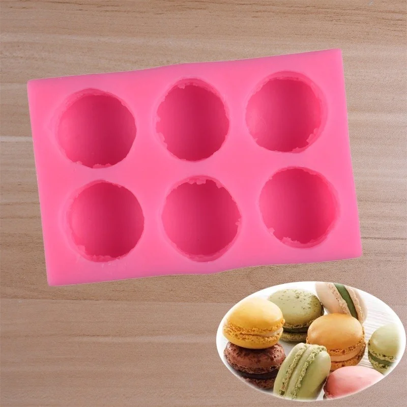 

Macaron Fondant Silicone Mold Dessert Cake Baking Chocolate Candy Mold DIY Handmade Soap Candle Plaster Aromatherapy Mould