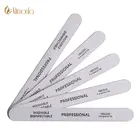 Серые деревянные пилки для салонного маникюра, педикюра, подготовки ногтей к покрытию гелем (10 шт)