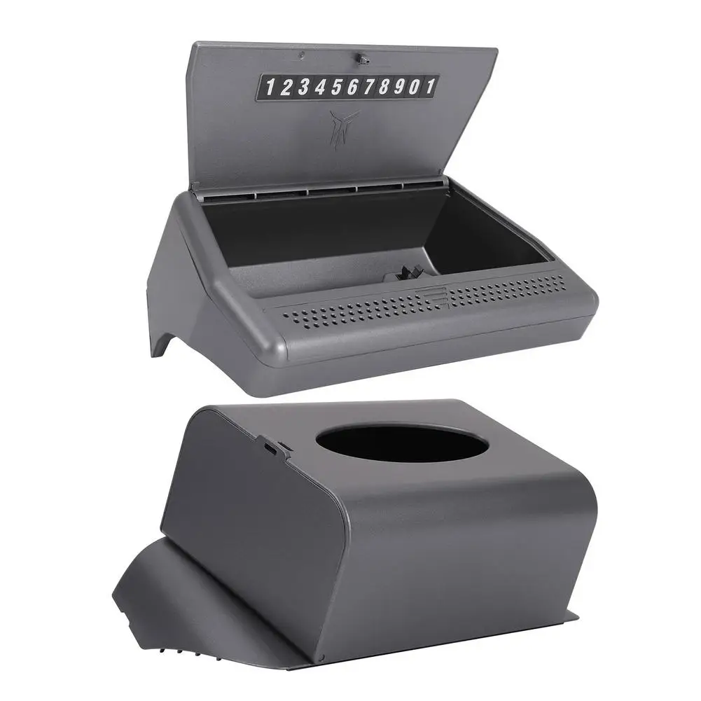 

Tissue Holder Box Paper Napkin Holder For Te-sla Model 3 And Y Safe And Easy Installment Magnetic Storage Tray With One Napkin H