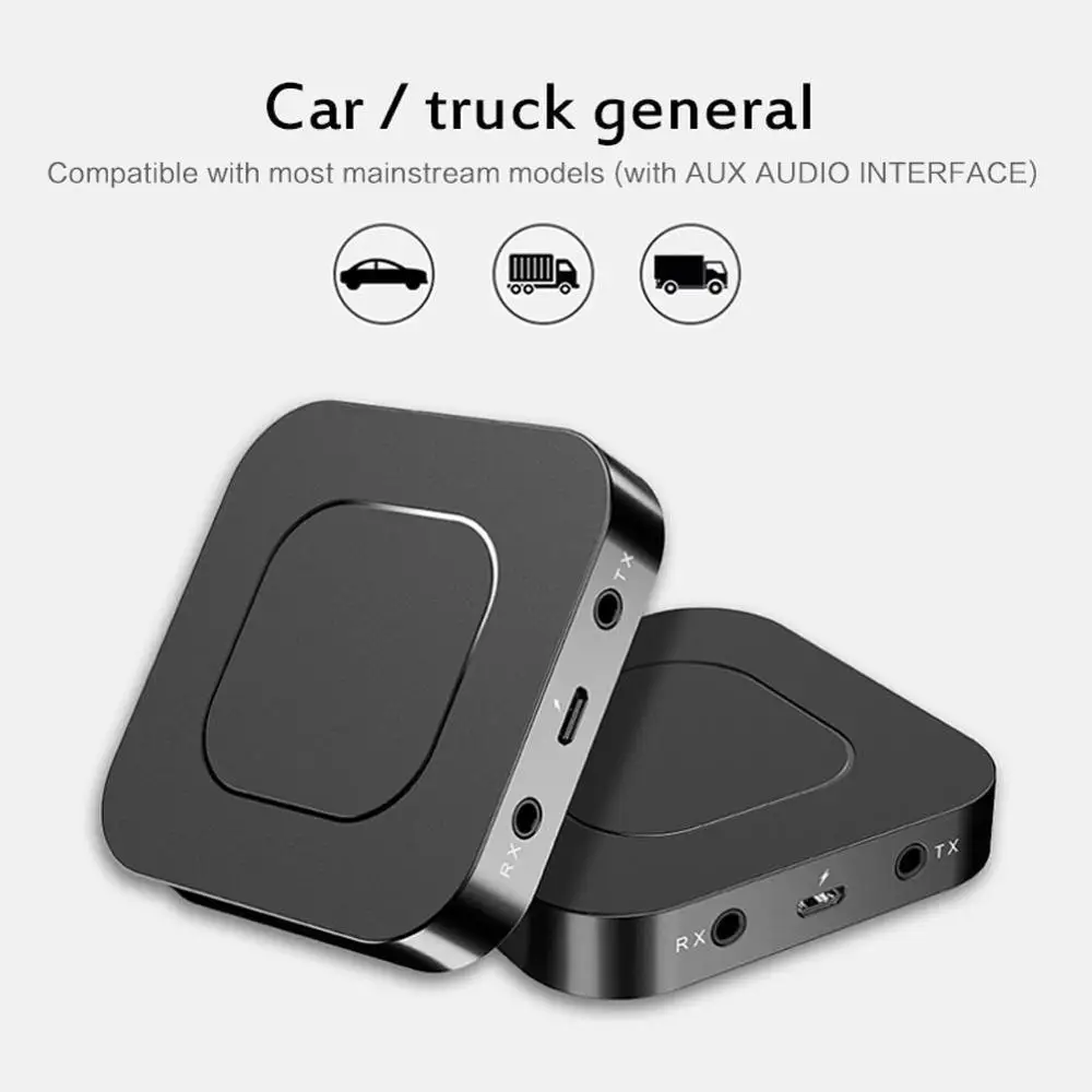 Беспроводной Bluetooth 5 0 передатчик приемник USB аудио адаптер HD 3 мм AUX Разъем для ТВ