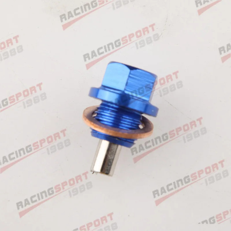 

BLUE M14 X 1.5" ENGINE MAGNETIC OIL PAN DRAIN PLUG BOLT KIT WITH CRUSH WASHER