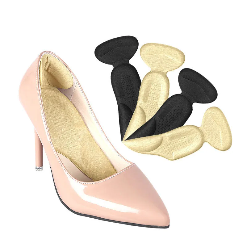 

Heel Pad Cushion Sticker Flat Foot Arch Support Anti-wear Women High Heel Pad Inserts Sponge Shoes Insole Adjustment Size 3 In 1