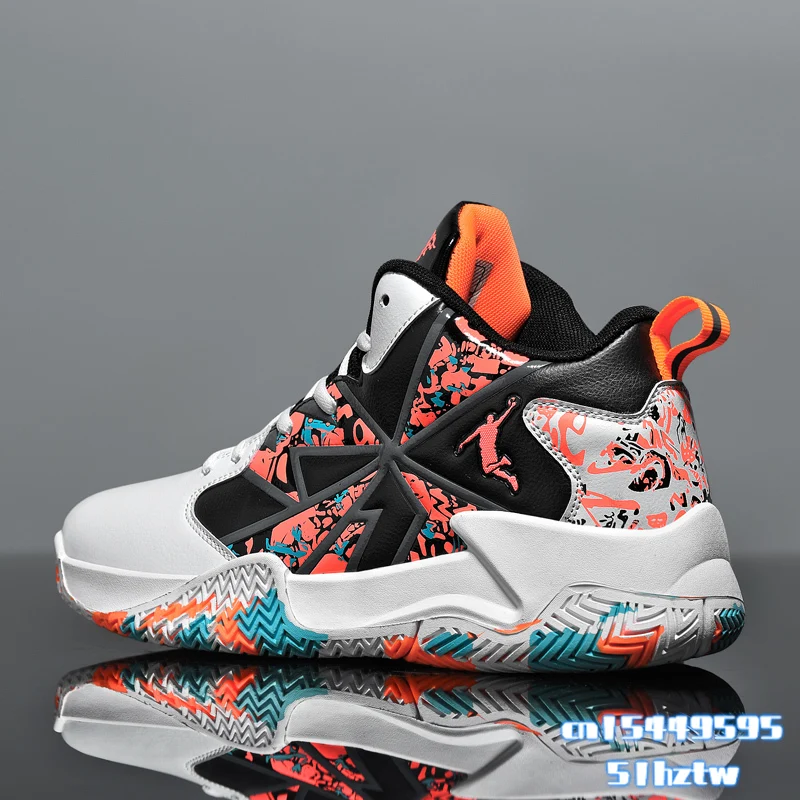 

Basketball Shoes Men Air Basketball Sneakers Women Couple Mixed Color Breathable Sports Shoes Fitness Trainers Size 45