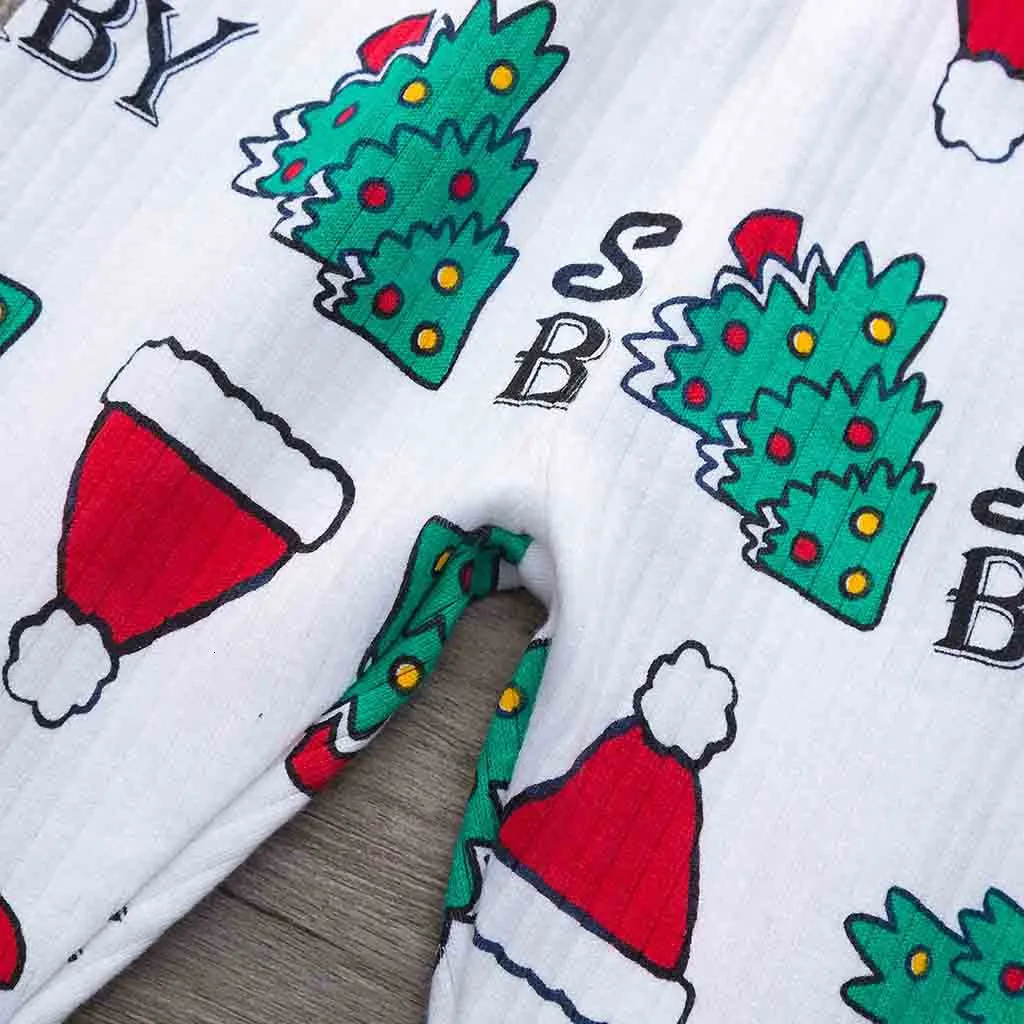 Комплект рождественской одежды для малышей Одежда новорожденных мальчиков