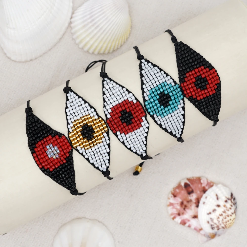 Go2boho браслет с турецким сглаза для женщин ювелирные изделия бусинами Delica Miyuki 2021