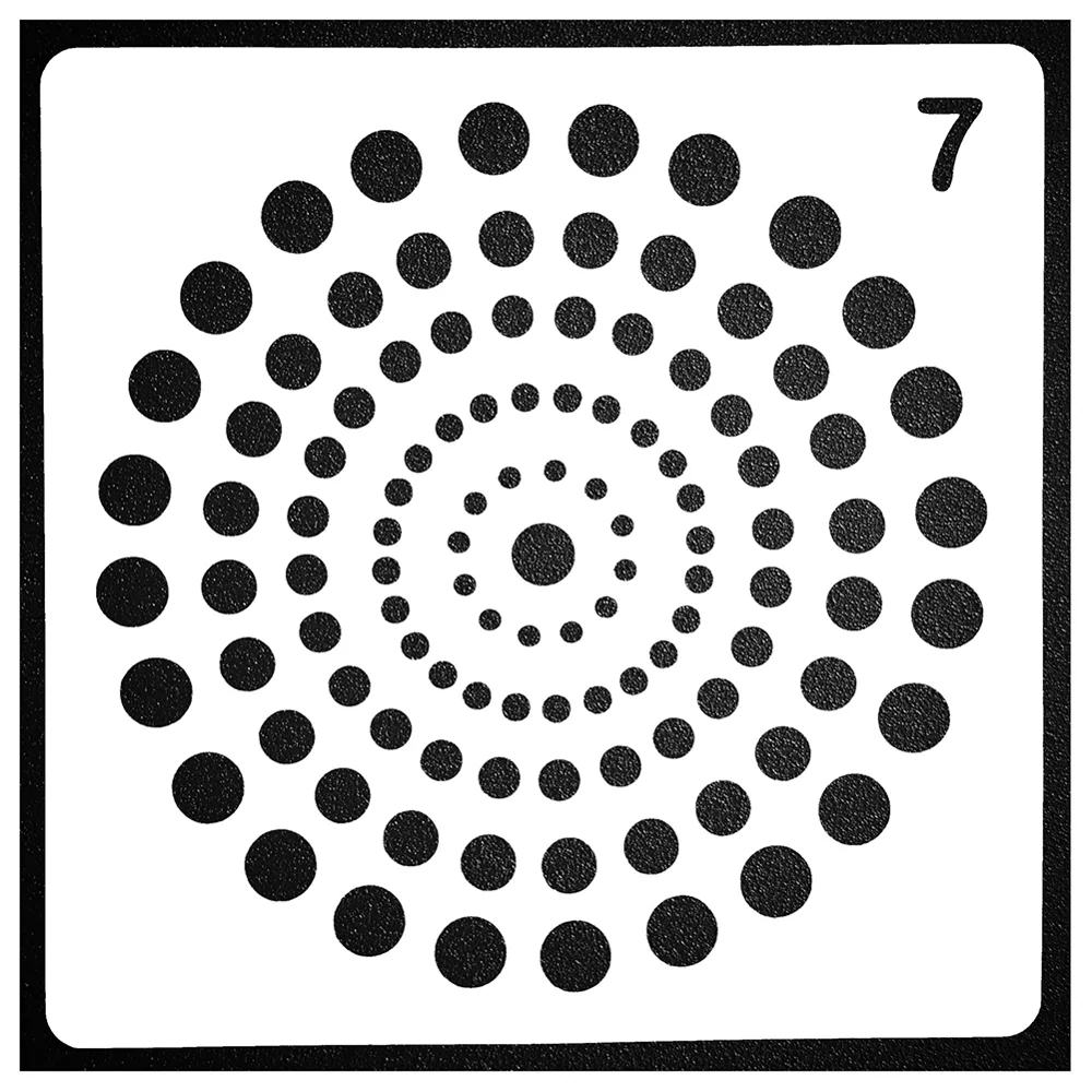 DIY Мандала вспомогательный слоистый шаблон для рисования аэрограф трафарет