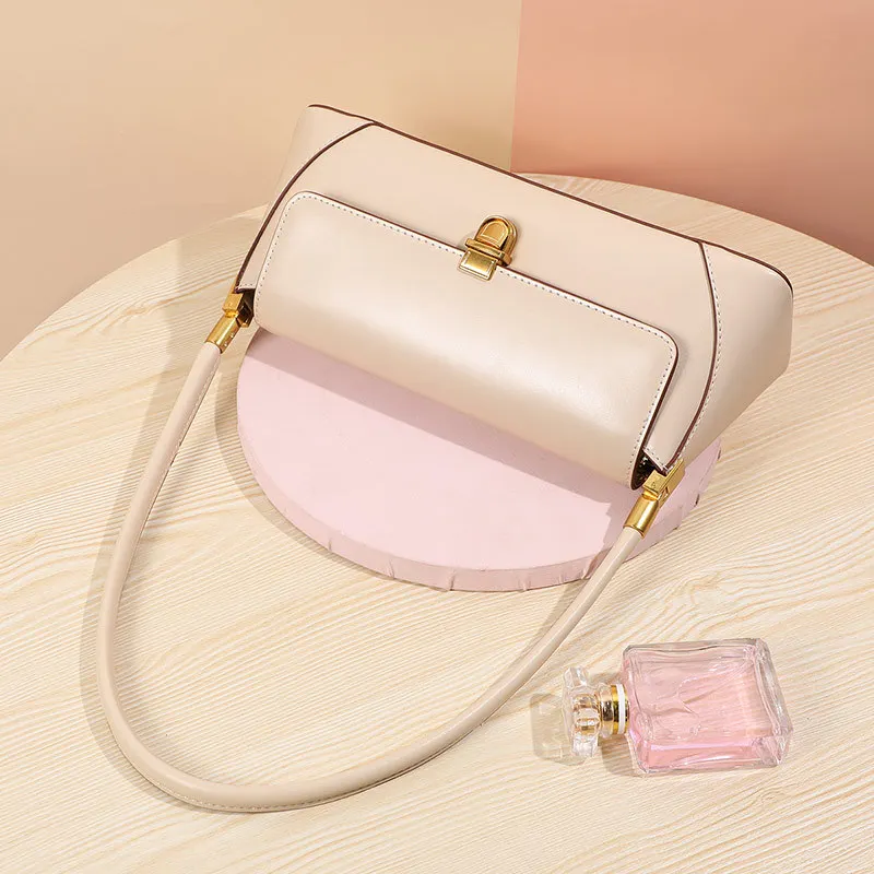 

Difenise Genuine Leather Handbags Women New Solid Color Shoulder Luxury Letter Female Crossbody Bags Designer For Party