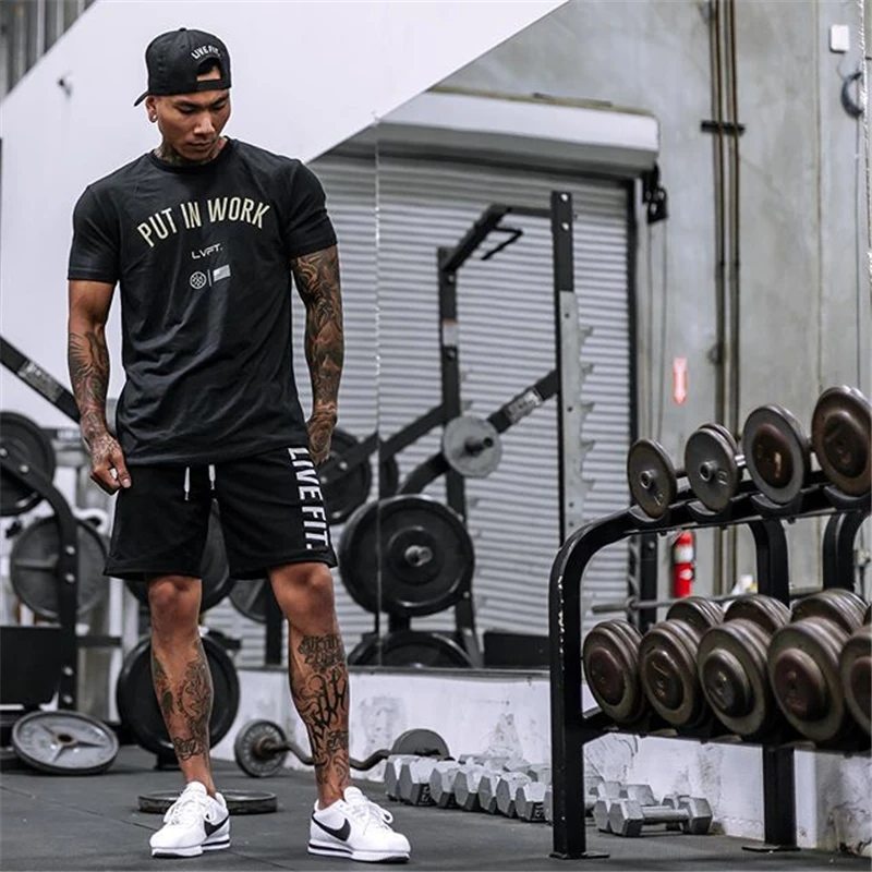 Мужские спортивные шорты повседневные джоггеры тренировочные штаны для