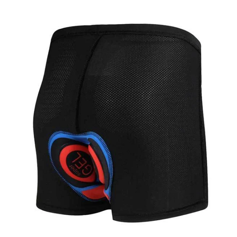 Велосипедные шорты унисекс удобное однотонное нижнее белье с 3D губчатыми
