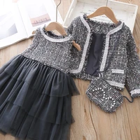 toddler clothing set jacket dress girls suit elegant winter christmas wear outfits children clothes kids fashion for teenager