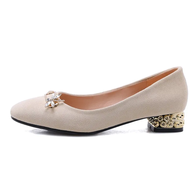 Туфли-лодочки женские на высоком каблуке декоративные туфли-лодочки