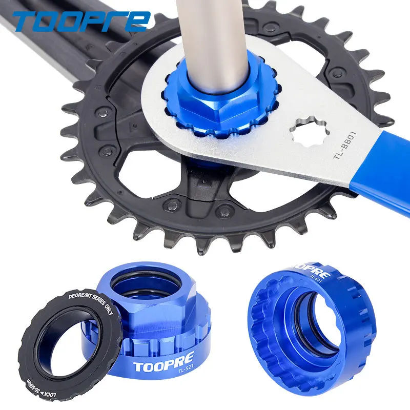 

Bike Direct Mount Chainring Lock Ring Removal Installation Tool for Shimano M7100 M8100 M9100 Bike Bottom Bracket Wrench Tools