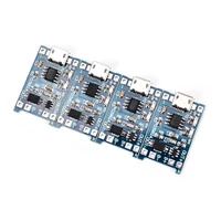 4pcslot 5v battery charging board with protection charger module micro usb 1a 18650 lithium good quality quick connector