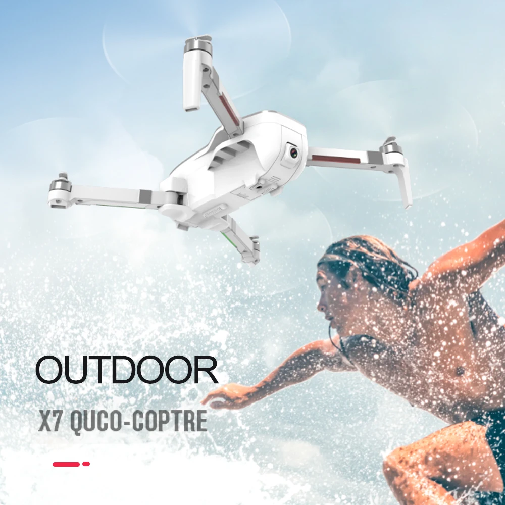 CSJ-X7 мини-Дрон с камерой 4K 5G Wifi gps FPV Квадрокоптер складной Профессиональный Дрон Радиоуправляемый вертолет Дрон с коробкой