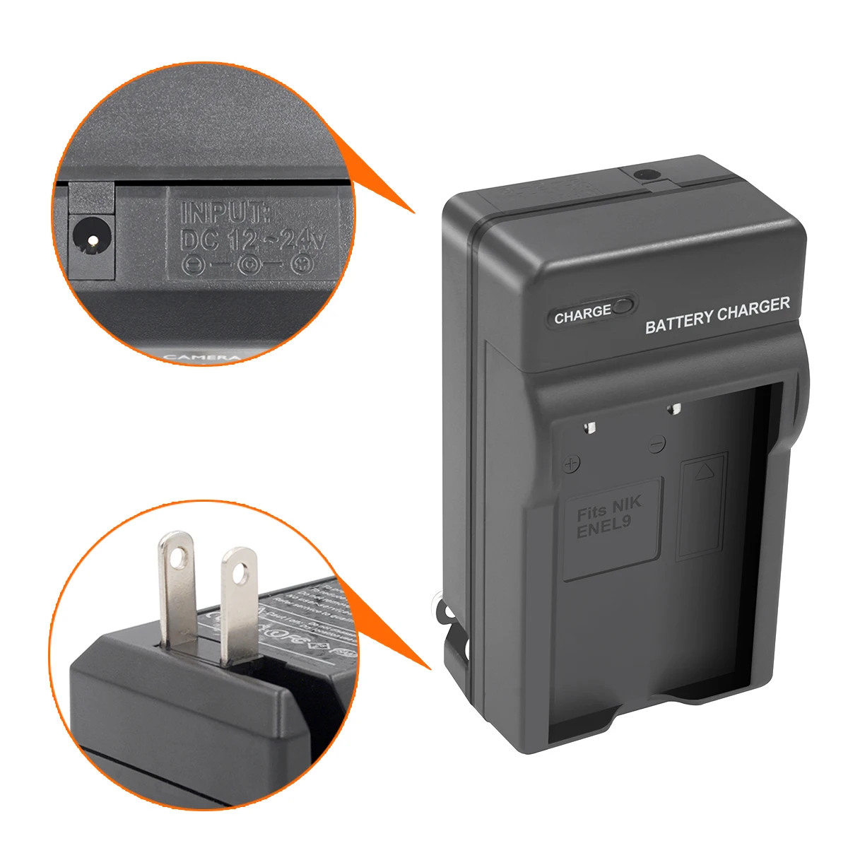 Powtree 2000mAh EN-EL9 EN-EL9a ENEL9 ENEL9a EN EL9 Camera Battery for Nikon D40 D40X D60 D3000 D5000 + Charger | Электроника