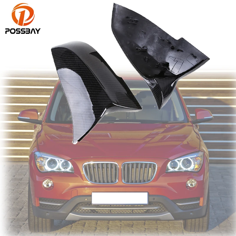 POSSBAY Car Rearview Mirror Cover for BMW 2-Series F87 M2 2016-Present Door Side Caps X1 SUV E84 2009-2015 | Автомобили и