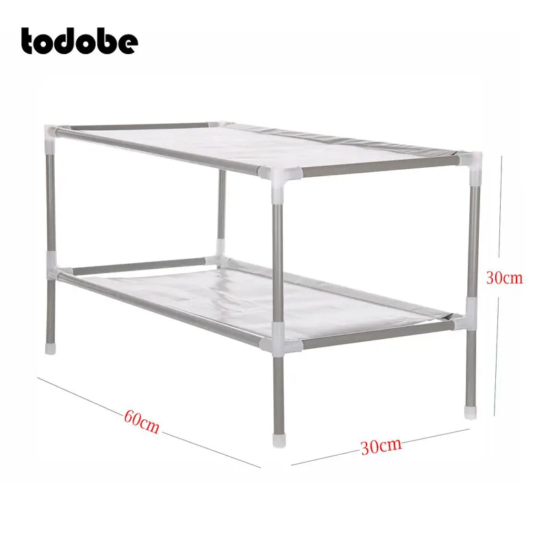 Многослойная простая полка для обуви легкая в установке хранения Женский