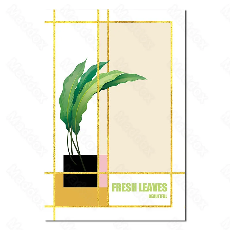 

Living Room Decoration Painting Modern Minimalist Sofa Background Wall Fresh Green Plants Hanging Paintings Creative Murals