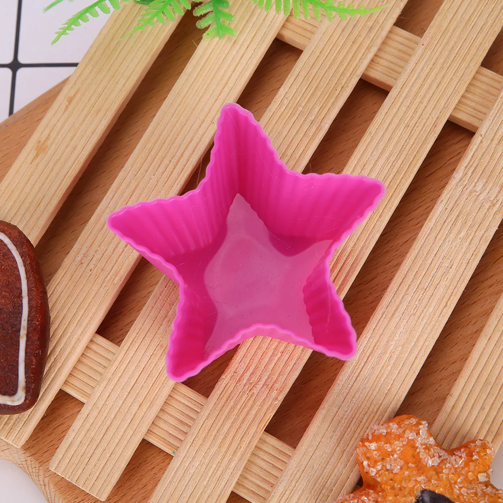 Удобная искусственная звезда силиконовая мульти-форма кекс | Дом и сад