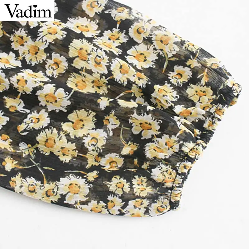 Женское платье миди Vadim Повседневное до середины голени с v образным вырезом