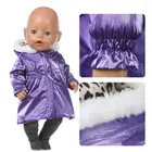 2 шт. в 1, пуховик + леггинсы, новая кукольная одежда подходит для куклы 43 см, Одежда для куклы реборн 17 дюймов