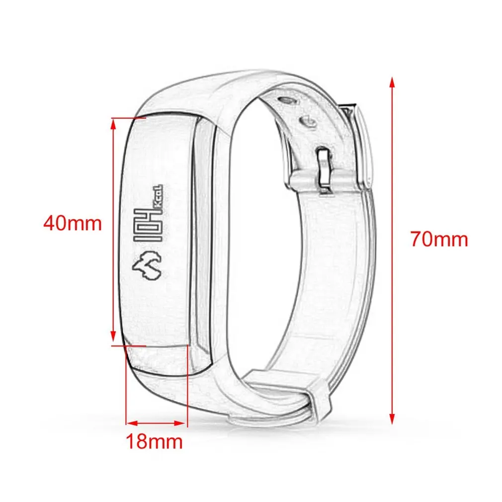 Смарт Bluetooth ремешок для часов цифровой экран наручные часы Мода Спорт на открытом