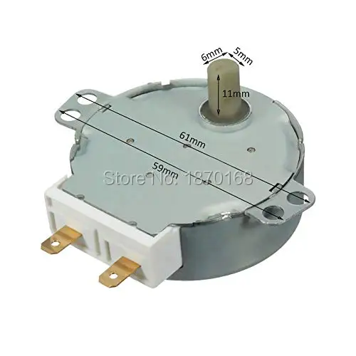 220-240V 4W синхронный двигатель для воздушного нагнетателя TYJ50-8A7 микроволновая печь мотор лотка 5/6 об/мин 50 Гц