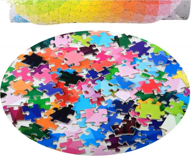 Пазл s 1000 штук радуга круглый головоломка Луна земля головоломки для взрослых и