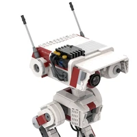 moc space war fallen order bd 1 military robot intelligent building blocks assembly ucs bricks bulk collection child toys gift