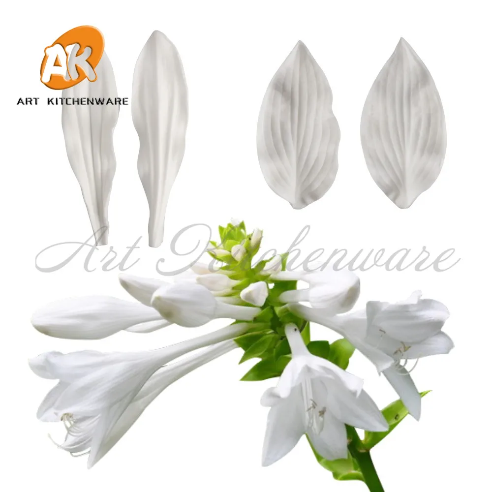 

4 шт., силиконовая форма в виде лепестков и листьев подорожника