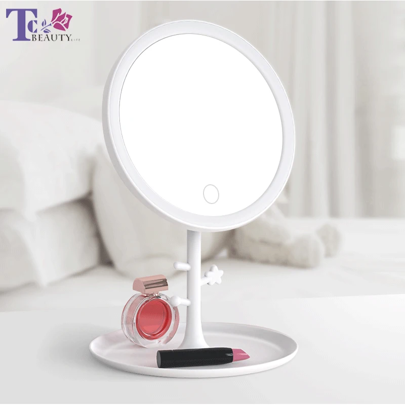 Светодиодный зеркало для макияжа светодиодный светильник белый розовый цвет
