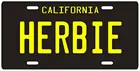 California Herbie the Love Bug номерной знак женский Декор железная табличка картины для бара кафе металлические таблички