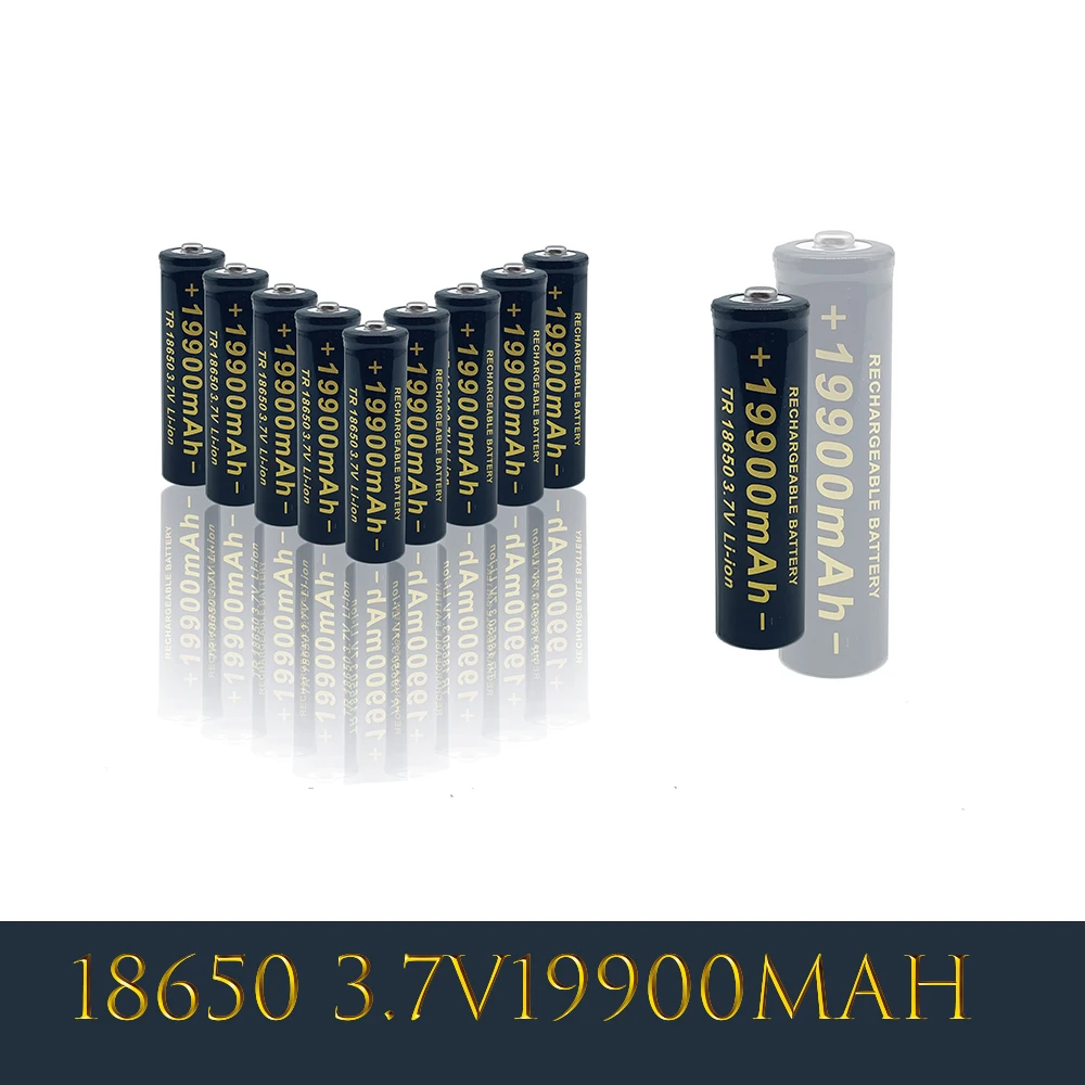 100% новый 3 7 V 18650 Батарея 19900 мА/ч литий ионный аккумулятор Recarregvel Para светодиодный