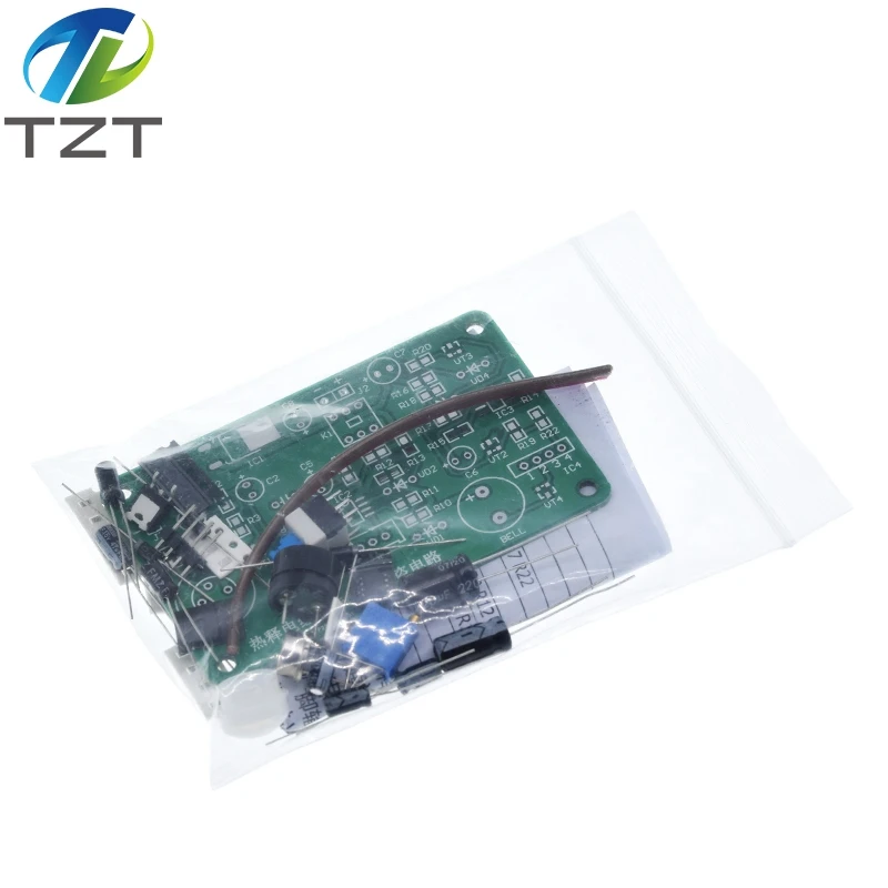 Набор электроники для изучения принципов датчика инфракрасного излучения пироэлектрического датчика HC-SR501 с сигнализацией от человеческого тела.