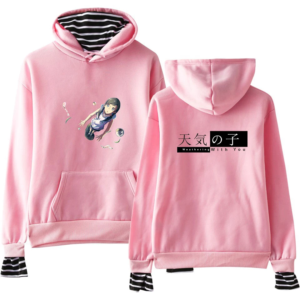 

Son of the weather Japanese Hoodies Streetwear Men 2019 Hip Hop Casual Pullover Sweatshirts Pink Naby Blue