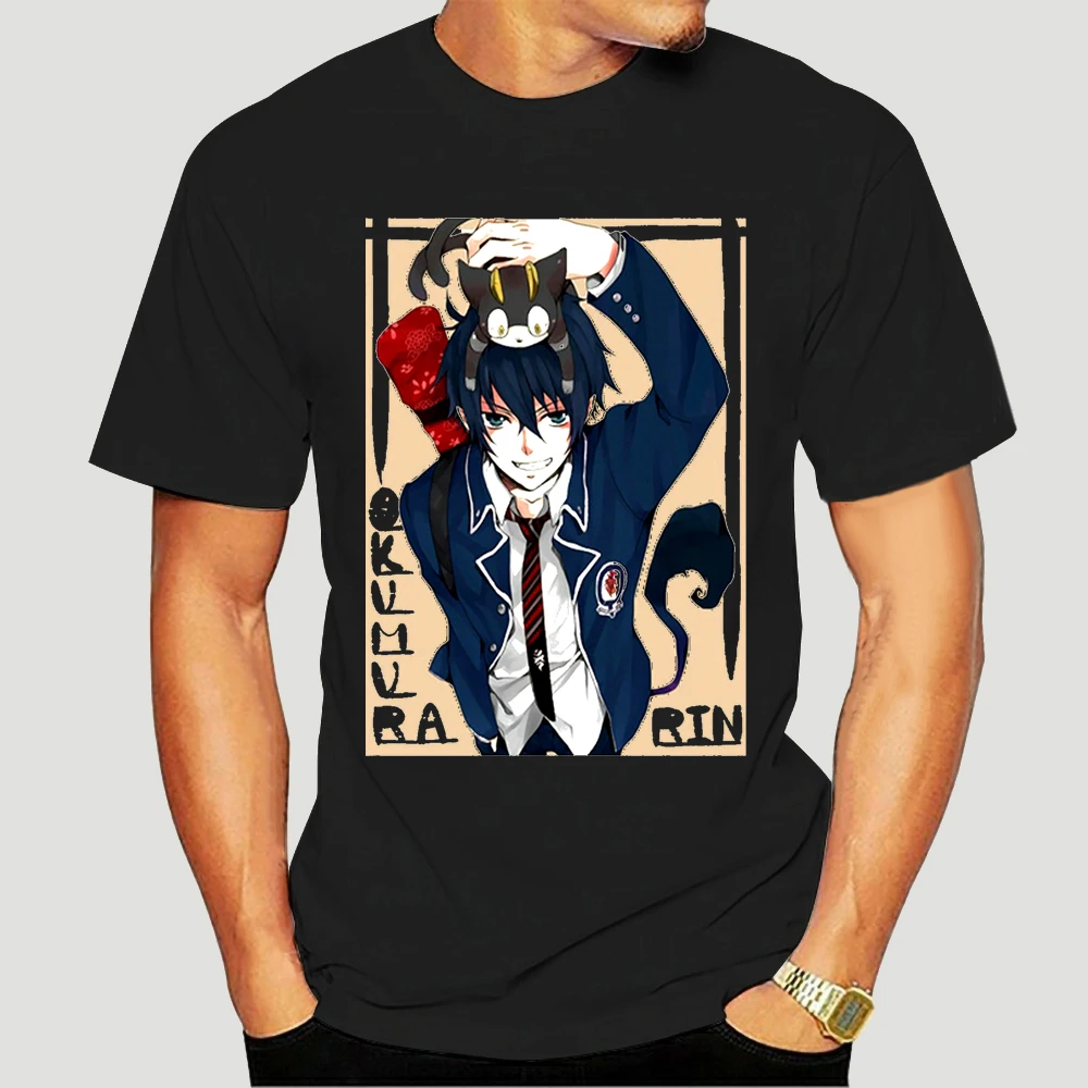 Туфли для косплея Blue Exorcist Белая футболка с Цвет мужская майка коротким рукавом