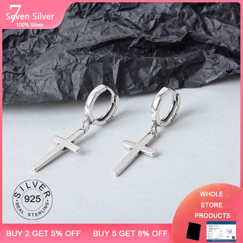 

Серьги женские из серебра 925 пробы, с кисточками в виде креста