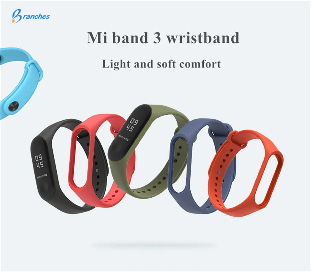 Браслет для mi Band 4 3 спортивный ремешок часы силиконовый ремешок для mi band 3 4 браслет mi band 4 3 ремешок