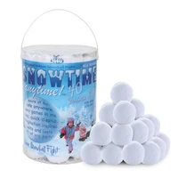 christmas 40 pack artificial snowballs fake snowball fight for kids indoor outdoor toy snowballs throwing snowball fight game