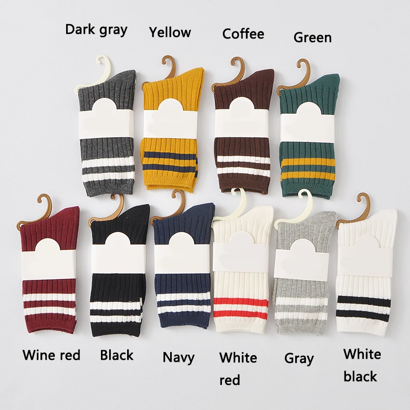 Женские хлопковые мягкие дышащие повседневные носки в Корейском стиле весенне