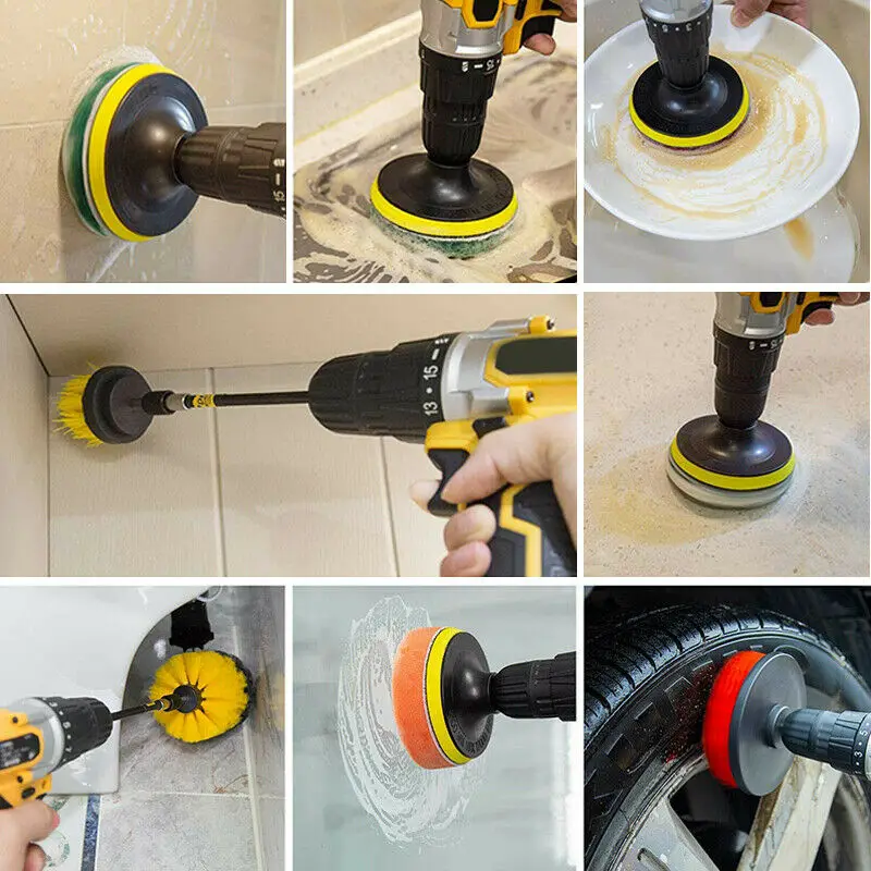 

Cleaning Drill Cleaning Brush Tools Electric 21pcs Accessories Brushes
