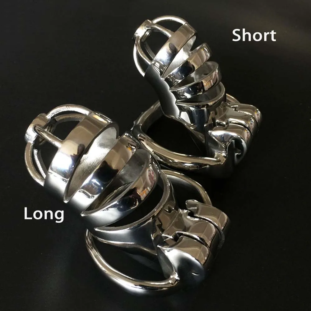 Новая маленькая клетка для пениса из нержавеющей стали мужское устройство