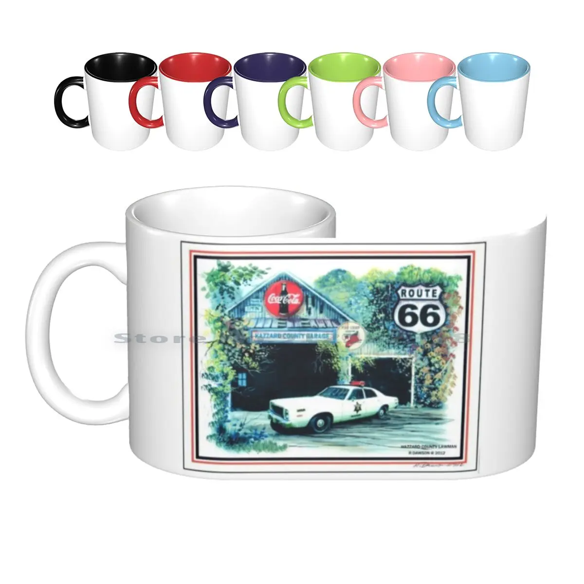 -Керамические кружки hazcounty с ящерицей Lawman кофейные чашки Кружка для молока и чая