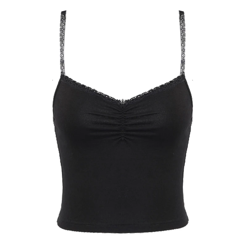 

Kili Women's Dark Pleated Sexy Wrap Vest Black