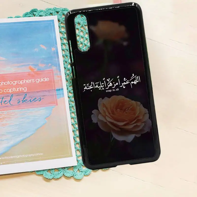 

Lyrics Quotes Islamic Quotes mobile Phone Case PC for iPhone 11 12 pro XS MAX 8 7 6 6S Plus X 5S SE 2020 XR
