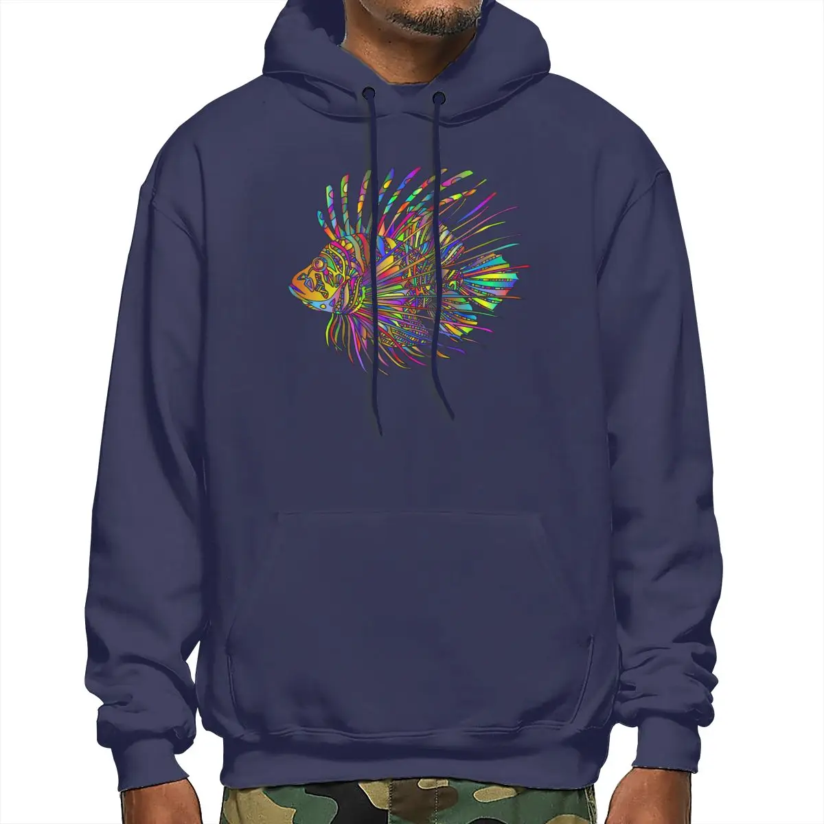 

Fish Men's Hoodie Autumn/Winter Street Style oversized Sweatshirt Women Hoodie Casual Sweatshirt TX6180