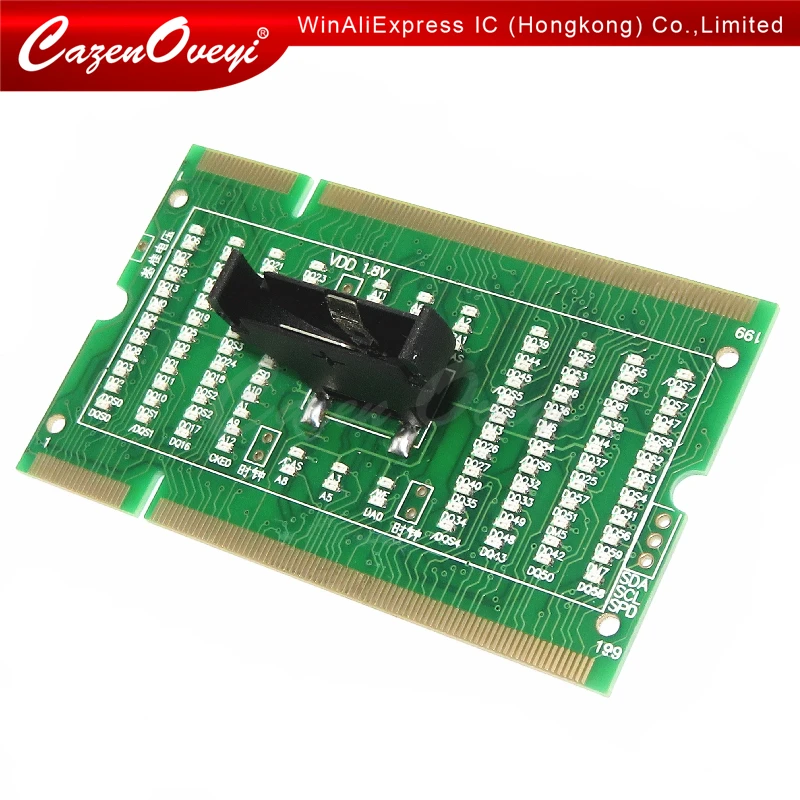 

1 шт./партия, Тестовая карта DDR2 для ноутбука с двойной подсветкой