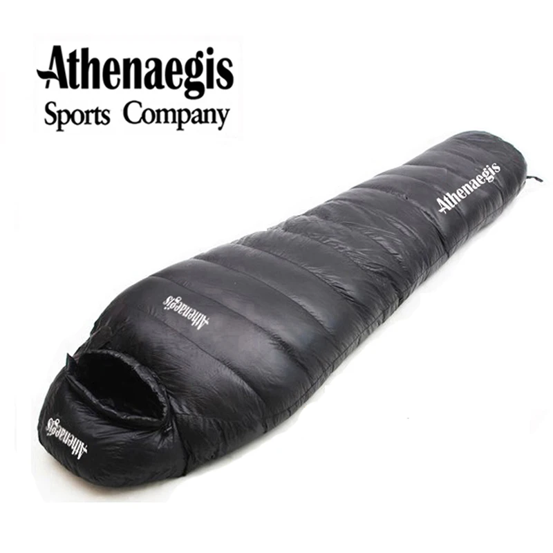 Белый гусиный пух Athenaegis 2500 г удобный зимний спальный мешок для мамы с